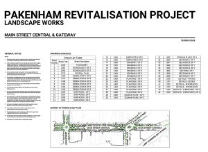 Pakenham Revitalisation Project Mesh Landscape Architecture