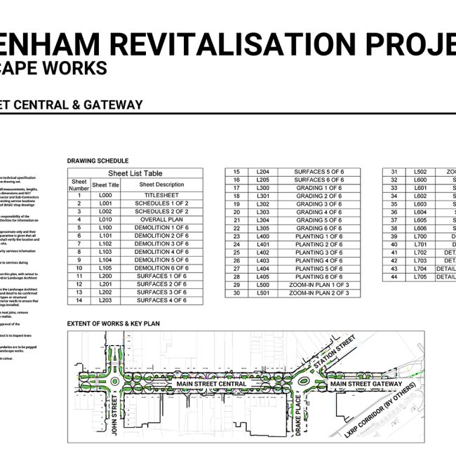 Pakenham Revitalisation Project Mesh Landscape Architecture